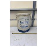 Vintage FRY-O 50 lb Shortening Beef Lard Fat Lge