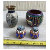 Clay and ceramic Mexico pieces.