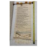 Embroidered Scroll Footprints