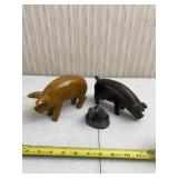 Wood, marble? And smaller hogs.