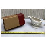 Longaberger sauce boat in box.