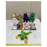 Seven Beanie Babies.