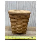 Heart wooden lid Longaberger basket 1992
