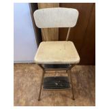 Cosco retro chair and two step stool