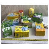 Swiffer dusters, dry cloths, wet mop and wipes.