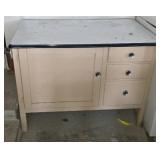 Porcelain Top Cabinet, 40 x 25.5 x 31