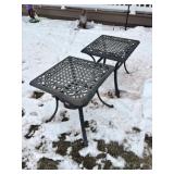 Outdoor tables