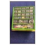 Organizer full of sewing supplies