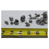 Spoontiques Pewter Pigs on 1985 Figurine