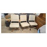 3 Chairs On Casters