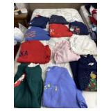 Womenï¿½s size Large sweatshirts.