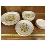 Mikasa Garden Club Fresh Floral plates, bowls and