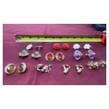 Vintage clip on earrings, includes Edmond,