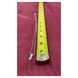 Sterling silver necklace with pendant, 3.14g