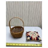 Longaberger basket with plastic liner 1993 and