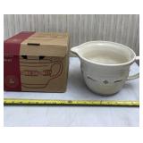 Longaberger batter bowl in box.