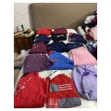 Womenï¿½s size Large sweatshirts.