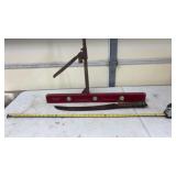 antique hand press bottle capper, often referred