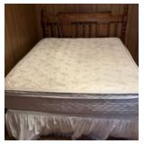 Sleep Number Queen Size Bed,Frame and Wooden