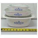 Blue Cornflower Corning Ware Cassarole Baking