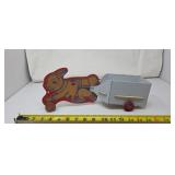 Easter Bunny Pull Behind Wagon