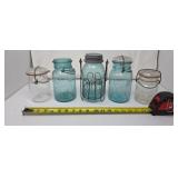 Ball & Drey Jars With Glass & Zinc Lids