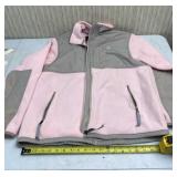Womenï¿½s size Large pink John Deere jacket with