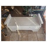 Wooden Bench With Storage Compartment 43 x 17 x
