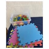 Styrofoam pads and Krazy Gears .