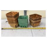 Wood Quart Berry Baskets