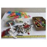 Farm animals, gates, magnetic letters and car