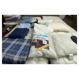 Sheets, pillows, mattress covers and comforter