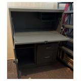 Vintage Industrial Metal Desk