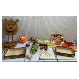Halloween and Fall decor.