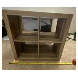 30.5 wide x 15.5 deep x 31 tall storage shelves.
