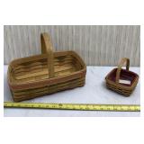 Royal Craft Basket and Longaberger smaller
