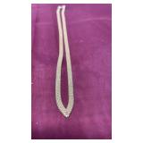 14 karat gold Bismarck necklace 16 inches long