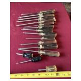 Ace Hardware screwdrivers and bit drivers.