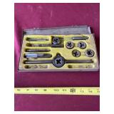 Tap & Die set in steel case..