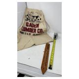 Cargill seed wooden thermometer,  with a GAUEN