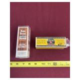 Two full bottles in original boxes of Hires Root