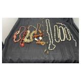 Costume, jewelry, wooded, and plastic beaded