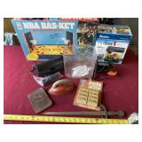 Mini Bow aquarium, new roll caps, iron, NBA