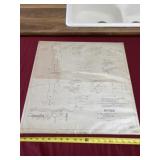 Assembly diagram in plastic on Winchester firearm