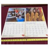 RC Cola 1982/1983 wall calendars.