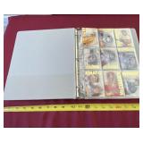 Binder of Top Fuel 1994 collector cards.