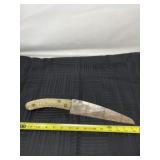 Handmade deer antler knife.