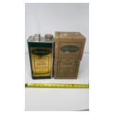 Empty can of spirits of nation, Roseville, green