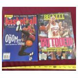 Beckett 1996 and 2000 Basketball value guides.