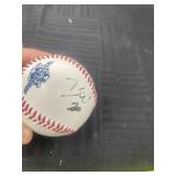 Signed baseball card World Series 2002